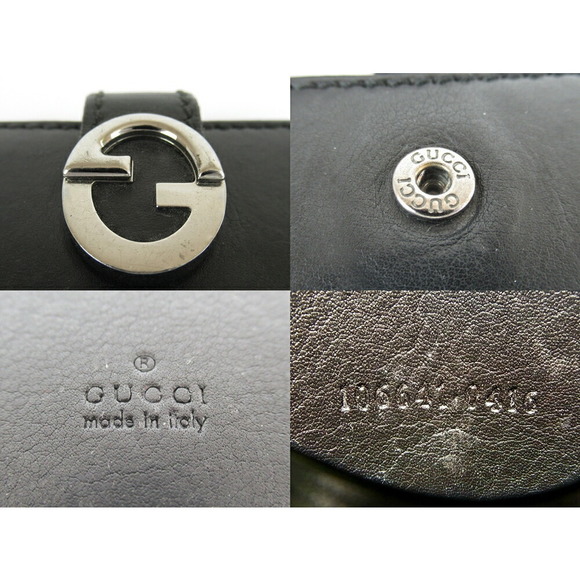 GUCCI key case black leather accessory GG - Picture 7 of 7